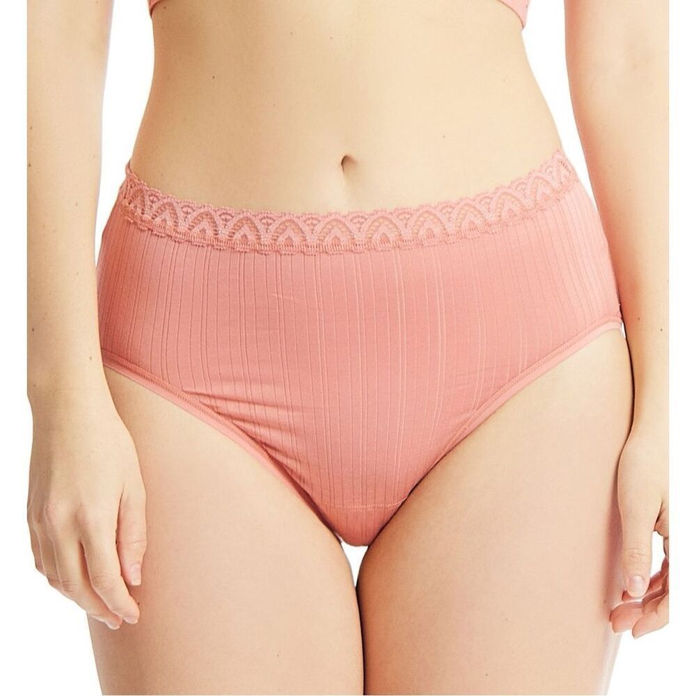 Hanky Panky NWT MicroStripe Modal French High Waisted Brief XS